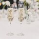 image 3 of Bride & Groom Gold Prosecco / Champagne Drinking Glass Stickers