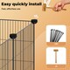 image 8 of Skylos Pet Pen 16 Panel Puppy Rabbit Kitten Playpen Indoor Enclosure Run Cage