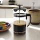 image 8 of 1L French Press Coffee Maker Machine - Cafetiere Plunger for Home Office Use