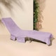 image 1 of OHS Quick Dry Microfibre Spa Bath Beach Chair Cover Towel Bag, 75x215cm - Lilac