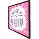 image 3 of Life is beautiful (Picture Frame) White | M