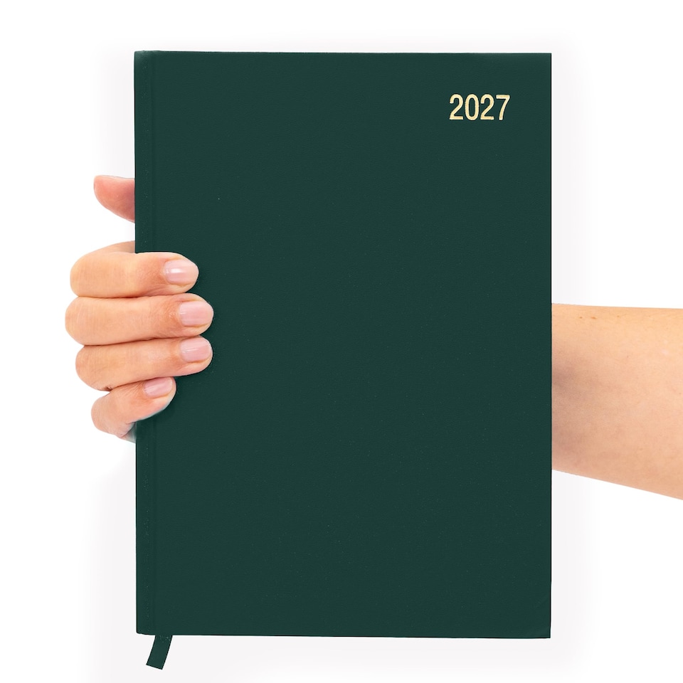 image 1 of evelay 2027 Week to View Diary A5 Bottle | Green | Bottle