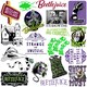 image 4 of Beetlejuice Deluxe Stickers (Pack of 50) - Multicoloured - One Size (UTTV19540)
