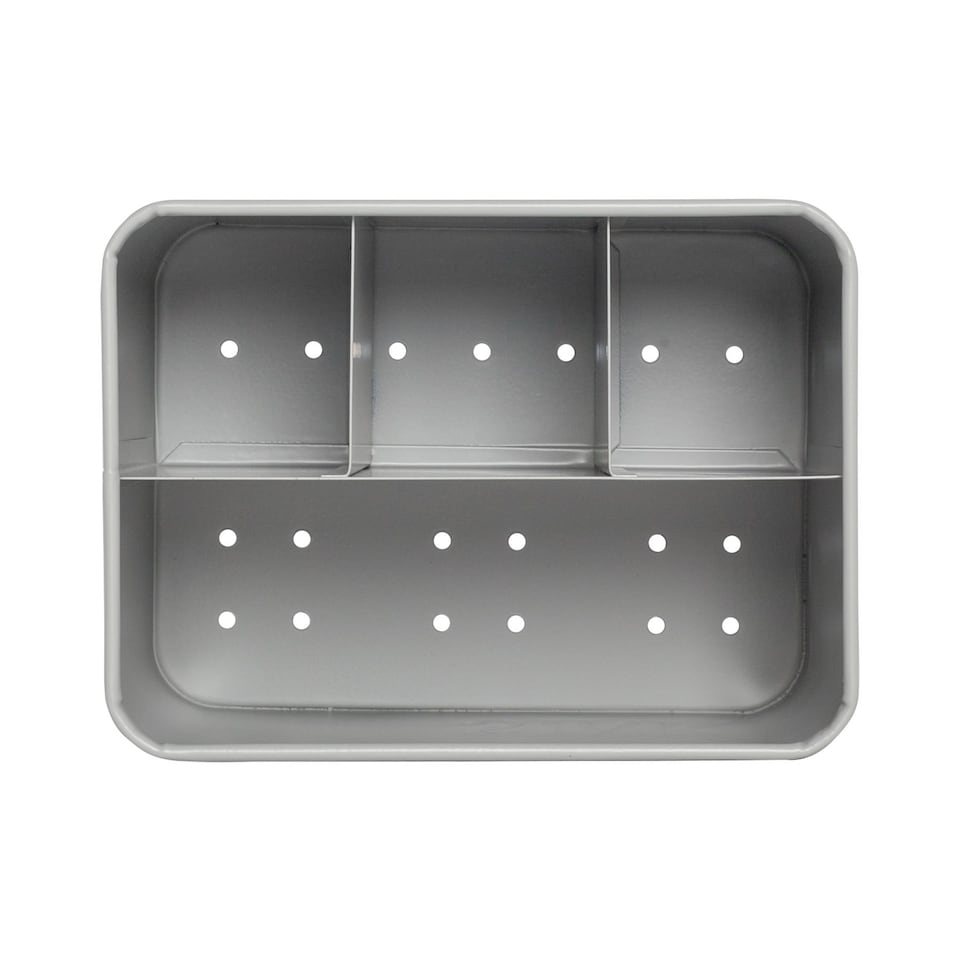 image 1 of Harbour Housewares Vintage Metal Sink Tidy - Grey | Grey | Grey