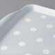 image 3 of Melamine Dotty Tray, Small | Grey | French Grey