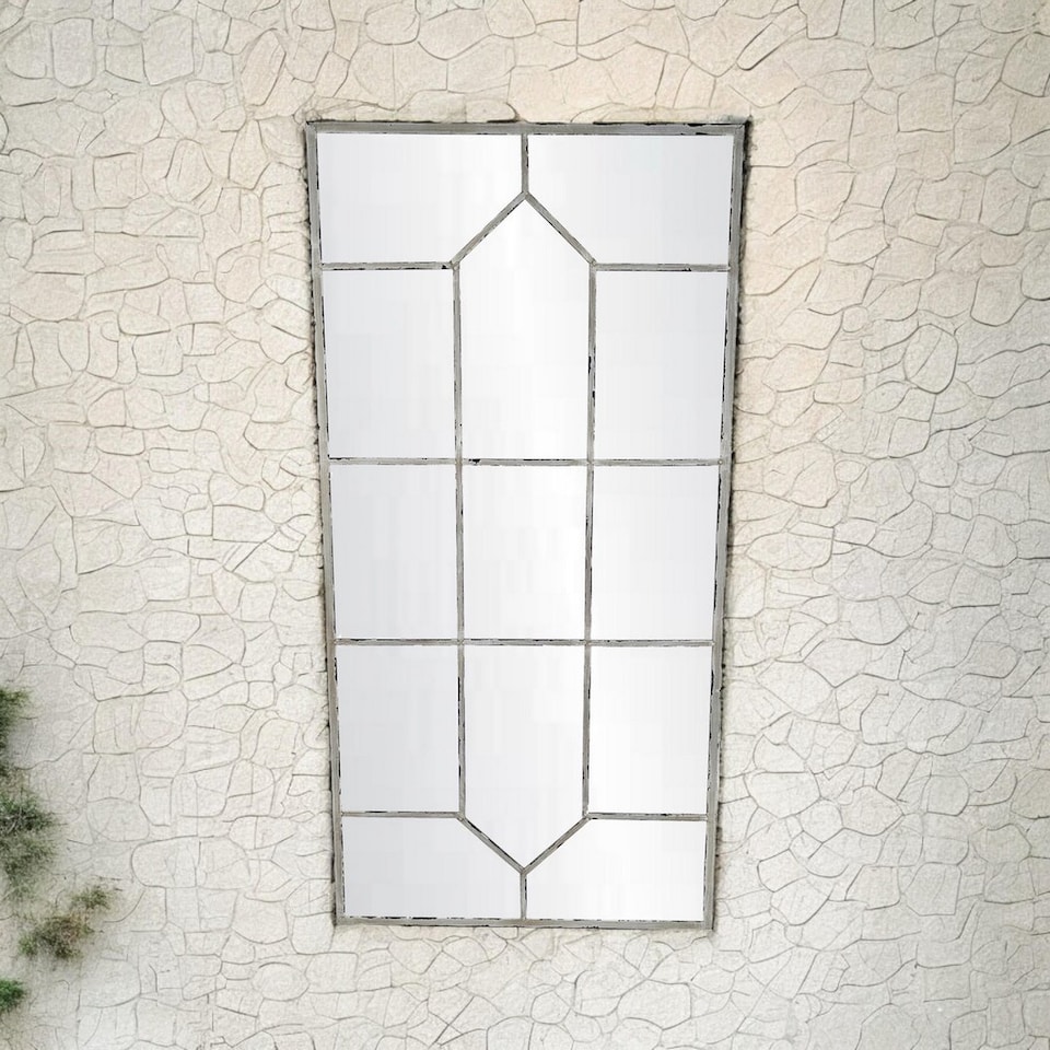 image 1 of Outdoor Wall Framed Mirror - Metal - L3 x W60 x H120 cm