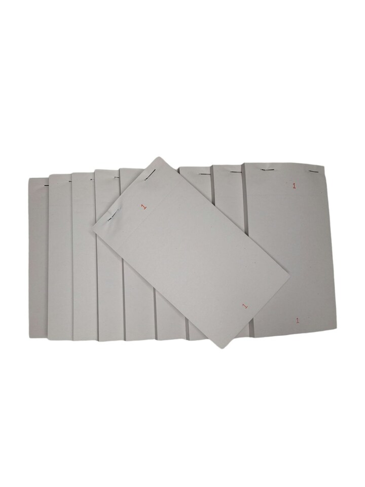 image 1 of Pack of 10 95mm x 165mm Plain White Numbered Service Pads