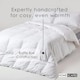 image 6 of Homescapes Duck Feather and Down All Season Duvet, Single | White | Single