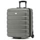 image 1 of Flight Knight Lightweight 2 Wheel ABS Hard Suitcases Cabin Carry On Hand Luggage Over 100 Airlines British Airways, Ryanair & easyJet Free Carry On 40x20x25cm Grey | Charcoal | Cabin Bag