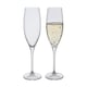 image 1 of Champagne Glasses: 2 x 23.5cl Dartington Crystal Wine Master Champagne Glasses Clear
