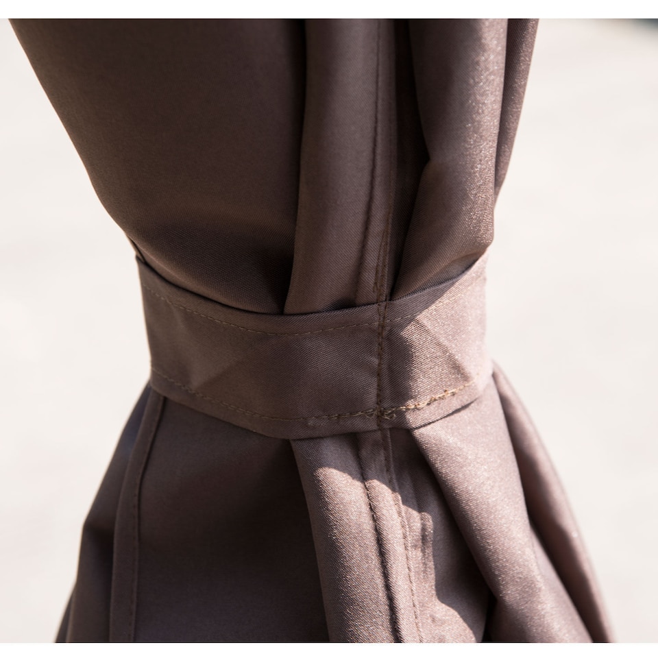 image 1 of Outsunny 3 x 3m Garden Gazebo Outdoor Gazebo Canopy Shelter with Curtains and Steel Frame for Lawn Yard and Deck Coffee