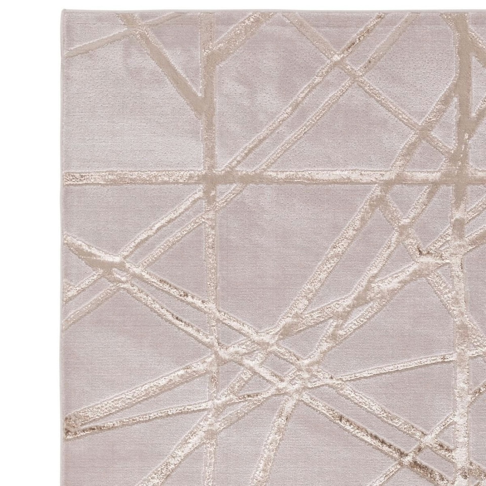 image 1 of Modern Rug, Abstract Rug for Bedroom, & LivingRoom, Stain-Resistant Modern DiningRoom Rug with 8mm Thick-240cm X 340cm Silver | 240cm X 340cm