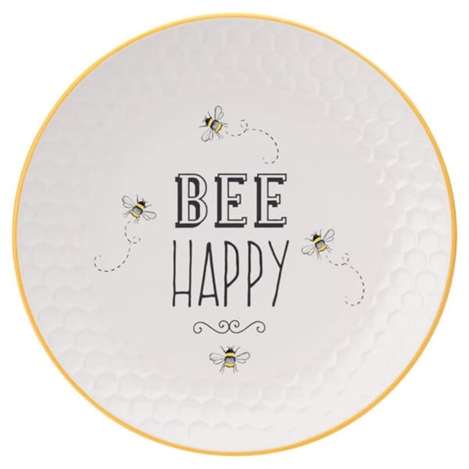 image 1 of English Tableware Company Bee Happy Side Plate