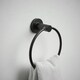 image 3 of Rothley Matt Black Round Towel Ring