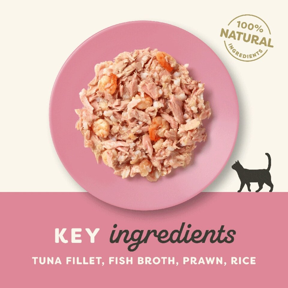 image 1 of Applaws Cat Can Tuna Fillet & Prawn 156g (Pack of 24)