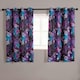 image 8 of OHS Kids Gaming Blackout Eyelet Curtains Ring Top Ready Made Panel Pair, 46x54" Blue | Navy Blue