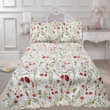 Poppies Bedspread King Bed Multi Multi | Multi