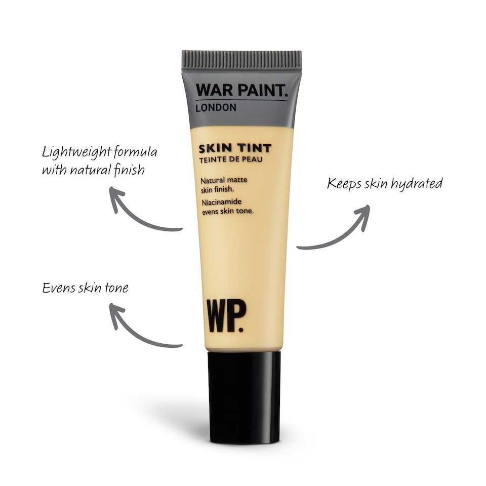 image 1 of War Paint for Men Skin Tint, Matte Natural Finish, Tinted Face Moisturiser with Niacinamide, Hydrates and Evens Out Skin Tone, Lightweight Formula, Shade T1 30ml