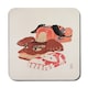image 3 of Set Of 12 Placemats And Coasters With Designer Artwork And Wood Bottom 11x8