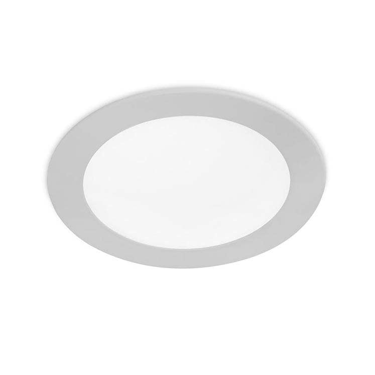 Netlighting Easy LED Round Recessed Downlight Panel Grey 12cm 580lm 6000K