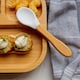 image 2 of Tiny Dining Children's Bamboo Suction Dinner Set - Yellow