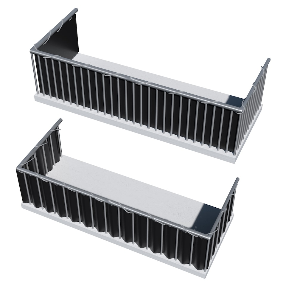 image 1 of Balcony and garden privacy screen type 2 | Grey | grey | 1