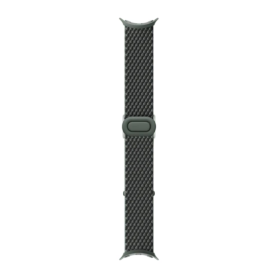 Google Pixel Watch 3 45mm Woven Band fits 140-215mm Wrists Adjustable clasp, Ivy