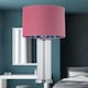 image 7 of Aura - Chrome Table Lamp with Pink Velvet Flamingo Shade | Chrome | Pink | Large | 1