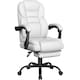 image 1 of Yaheetech Height-Adjustable Computer Chair White