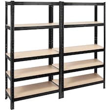 Wistows Boltless Garage Shelving Rack - Set of 2