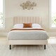 image 3 of Rosella Upholstered Bed in Cream, Single