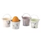 image 1 of English Tableware Company Fieldview Farm Set of 4 Egg Cup Pails