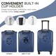 image 3 of 4 Piece Hard Shell Luggage Suitcase Set | 14'/20'/24'/28' Suitcases
