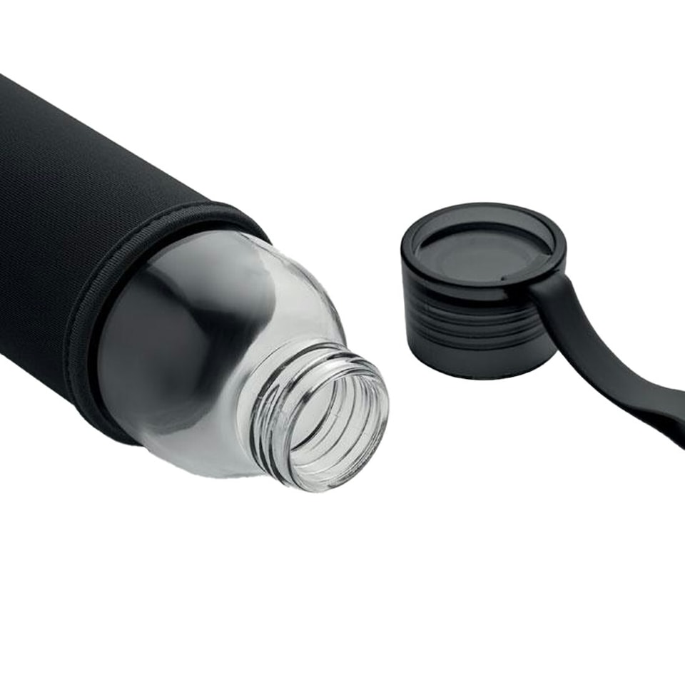 image 1 of MidOcean Ebor Recycled Glass 500ml Bottle - Black - One Size | Black | One Size