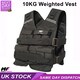 image 4 of Modern Fitness 10kg Weighted Vest Black Adjustable Training Vest for Running & HIIT Soft-Contour Bodyweight Resistance
