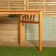 image 5 of Kapalua 4 Seater Rectangular Outdoor Wooden Slatted Top Dining Table Brown