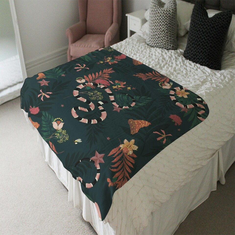 image 1 of Beautiful dark forest (Blanket)