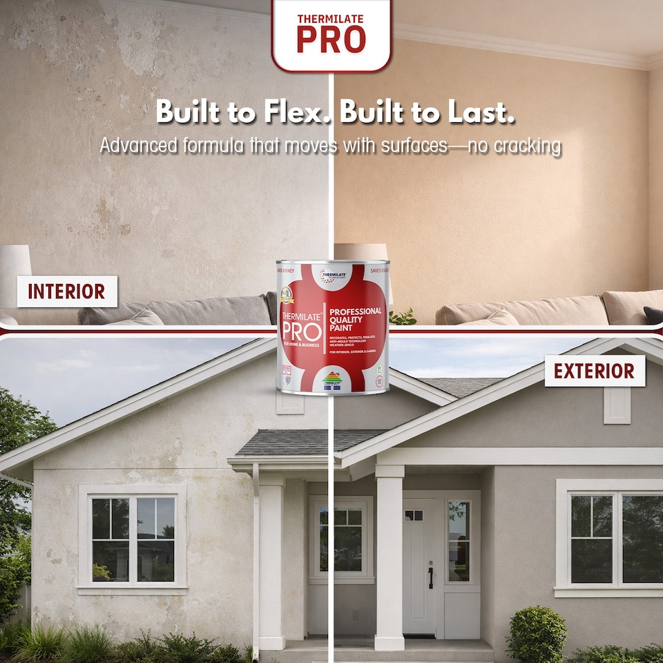 image 1 of Thermilate PRO FLEX Interior & Exterior Paint - Multi-Surface Paint & Primer - All-in-One - Sage Green - 5L - Matt