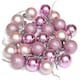 image 4 of 30mm/12Pcs Christmas Baubles Shatterproof Pale Pink,Tree Decorations
