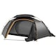 image 1 of Outsunny Camping Tent Dome Tent with Removable Rainfly for 1-2 Man, Grey