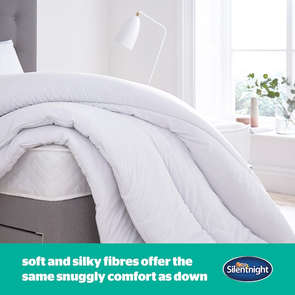 image 1 of Silentnight Just Like Down 13.5 Tog Duvet | White | King