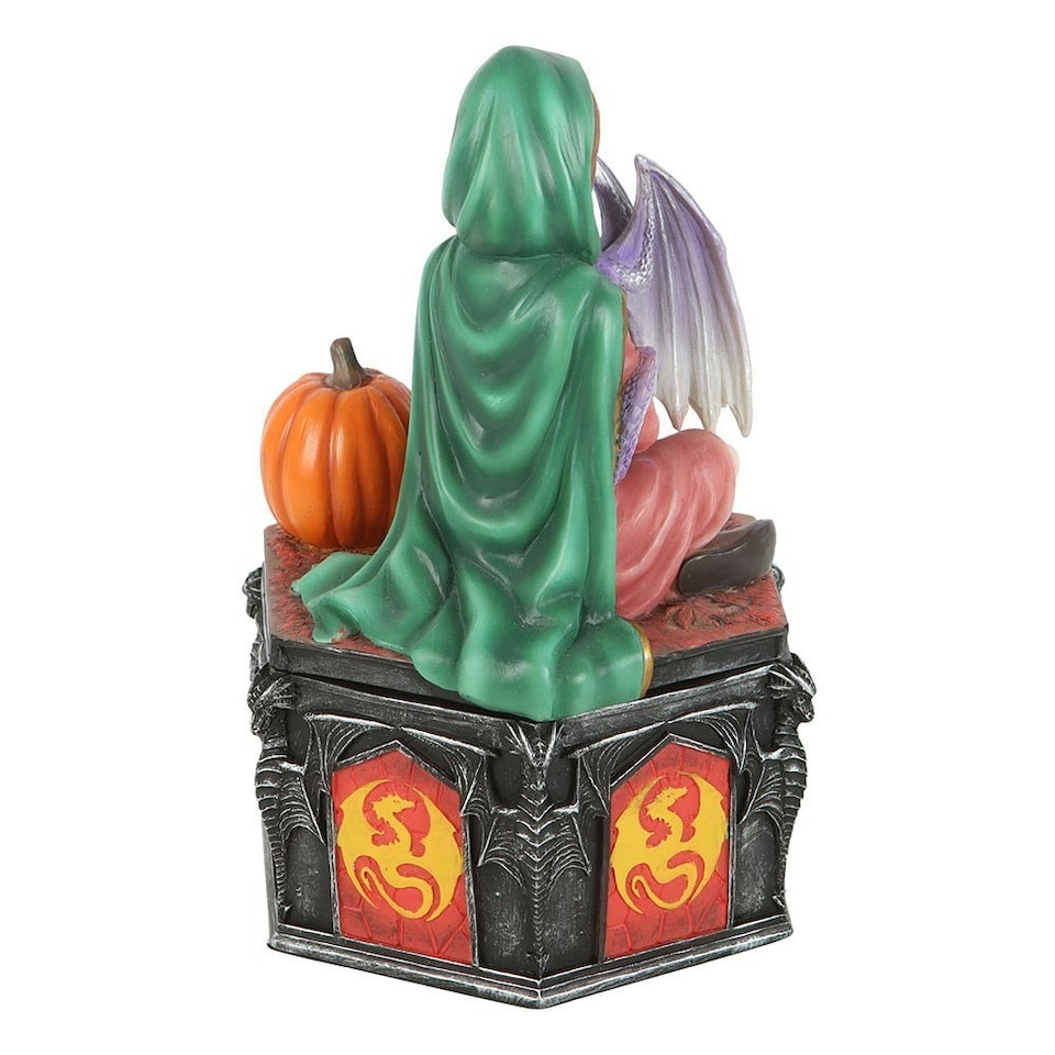 image 1 of Anne Stokes Dragon Friendship Fall Decorative Box - Multicoloured - One Size