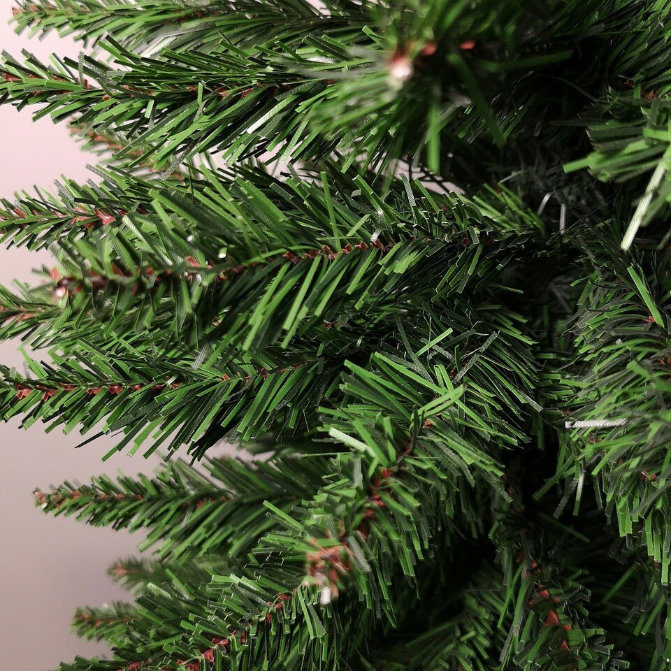 image 1 of 6ft (1.8m) Pencil Style Slim Artificial Christmas Tree in Green