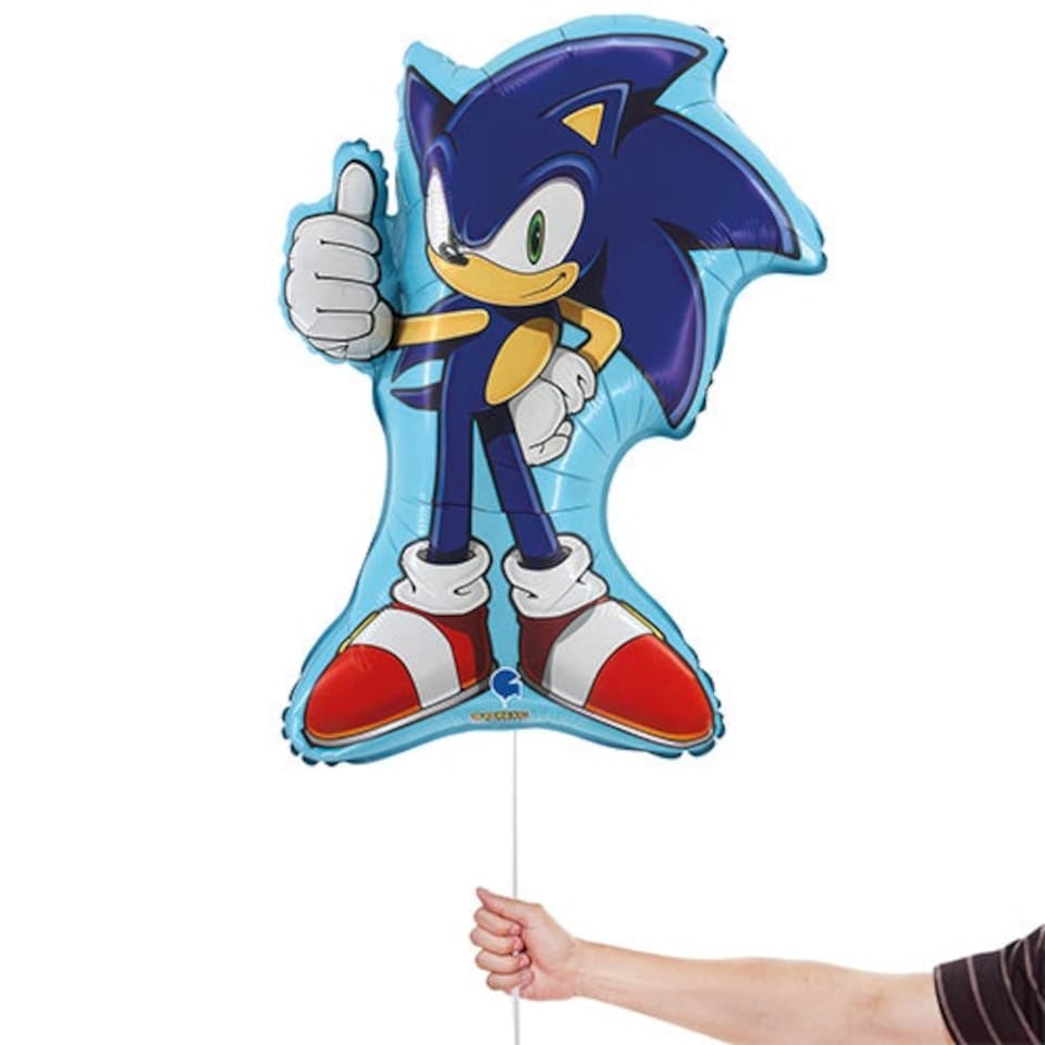 image 1 of Sonic The Hedgehog Giant Foil Helium Balloon 77cm / 30 in