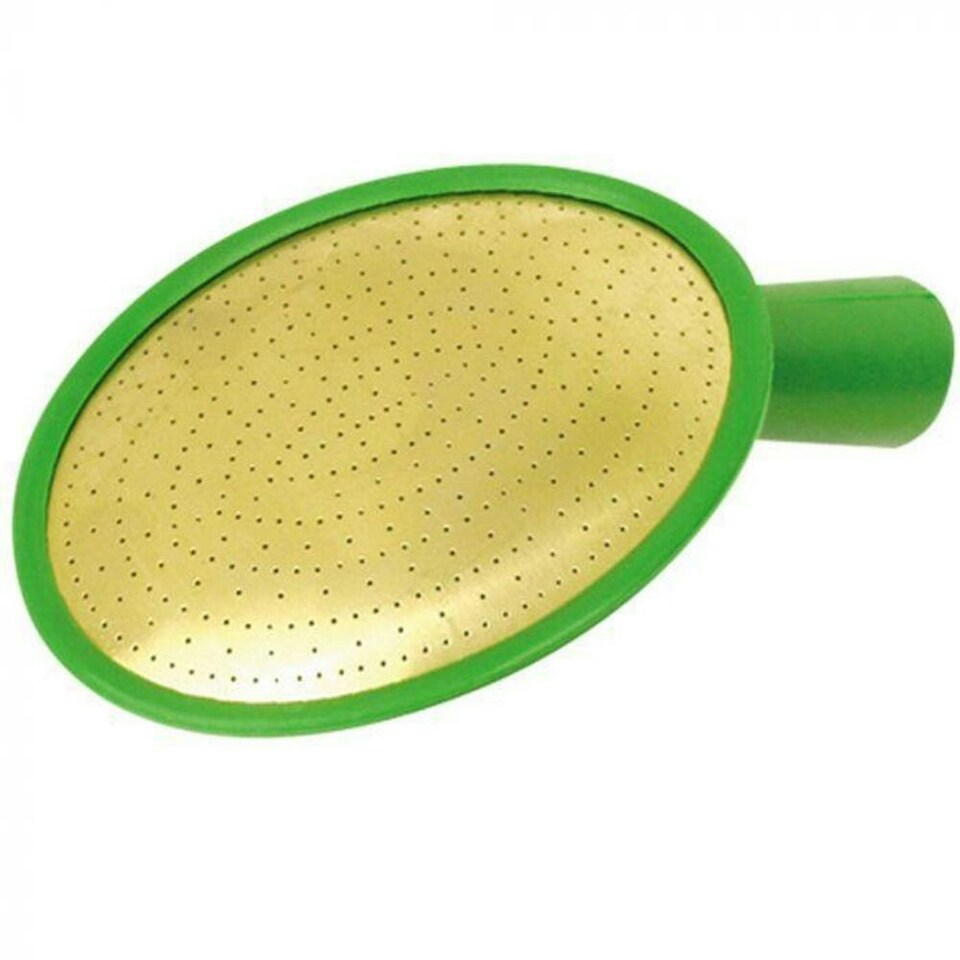image 1 of Fine As Rain Oval Plastic Watering Rose - Green/Gold - One Size