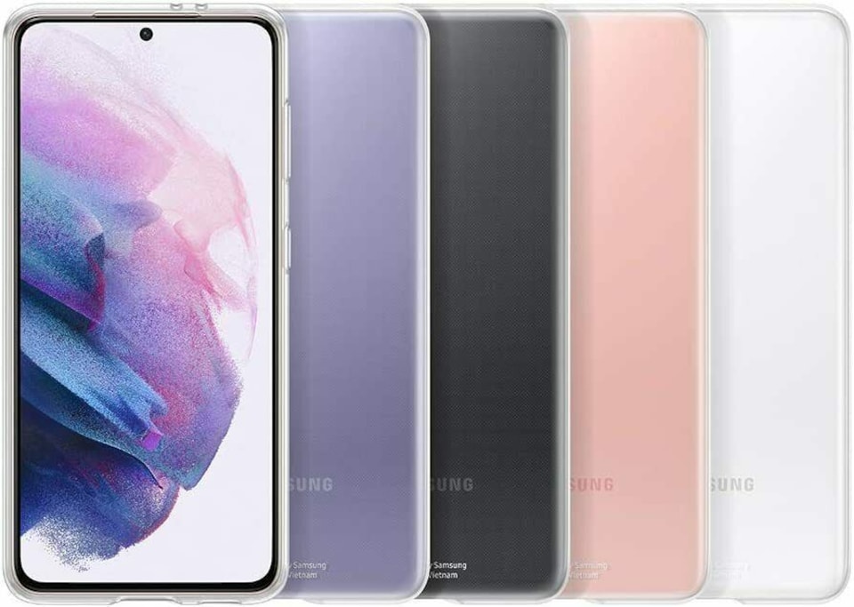 image 1 of Samsung Galaxy S21 Plus 5G Clear Cover Transparent Case EF-QG996TTEGWW