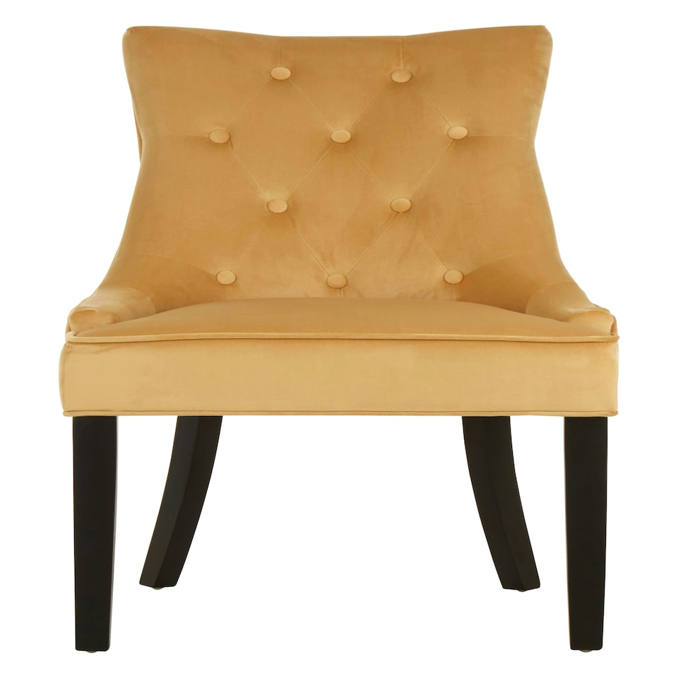 image 1 of Interiors by Premier Beige Velvet Chair, Enchanting Sleep Chair, Easy to Assemble Borg Chair, Comfy Dining Chair