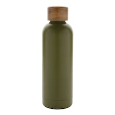 XD Collection Recycled Stainless Steel 500ml Bottle - Green - One Size Green | One Size