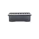 image 4 of Wham Crystal 5 x 32L Stackable Plastic Storage Boxes with Lids Black