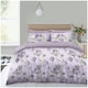 image 1 of VELVETIO Jessica Complete Duvet Cover Set with Fitted Sheet Luxury Bedding Quilt Purple | Single